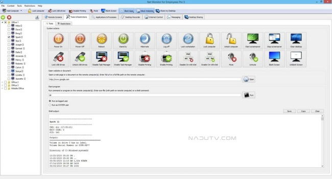 Quản lý hệ thống máy tính Net Monitor for Workers Pro