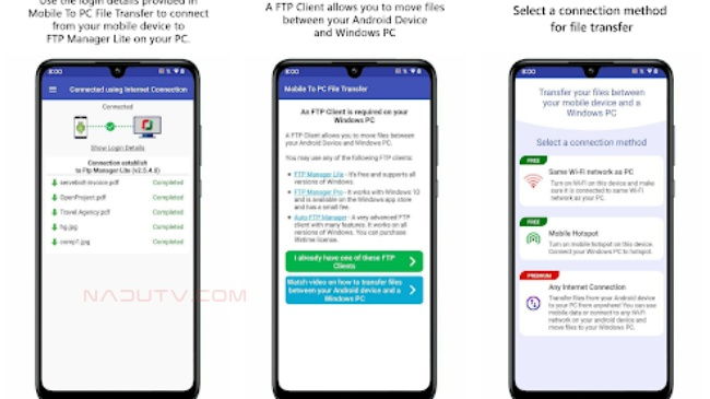 Kết nối điện thoại với PC qua wifi không cần cáp trên Android 1 Kết nối điện thoại với PC qua wifi không cần cáp trên Android