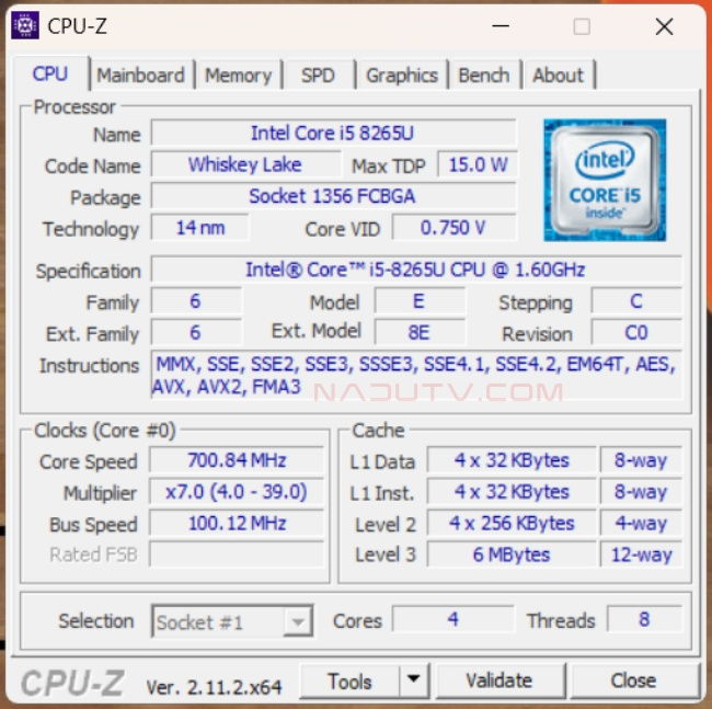 Kiểm tra cấu hình máy tính CPU-Z v2.12 1 Kiểm tra cấu hình máy tính CPU-Z