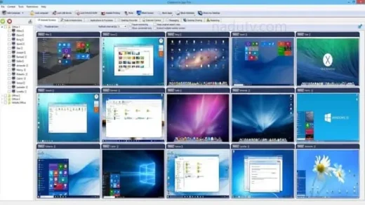 Quản lý mạng Classroom Spy Pro từ xa