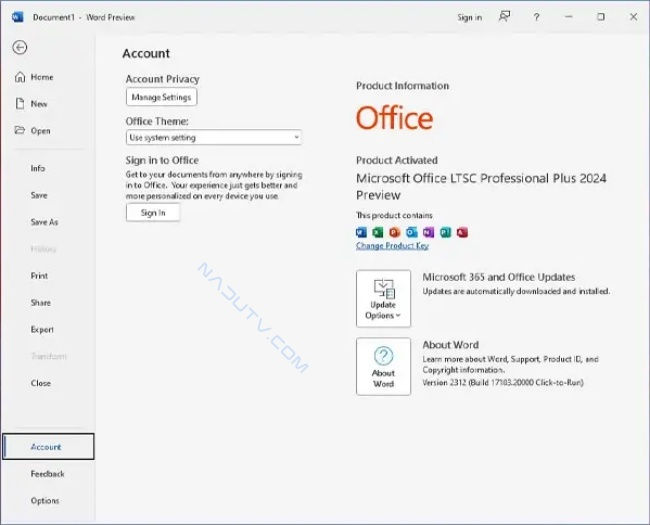 Microsoft Office Pro Plus 2024 VL v2502 Build 18526.20168 1 Microsoft Office Pro Plus 2024 VL