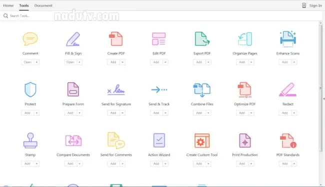 Chỉnh sửa file PDF Adobe Acrobat Pro DC