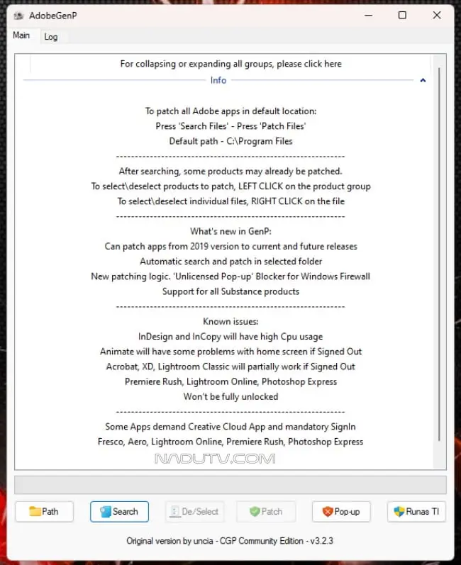 Kích hoạt Adobe bằng GenP từ 2019 đến 2025 v3.6.5 1 Kích hoạt Adobe bằng GenP