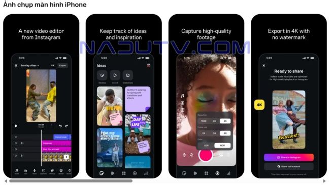Phần mềm sửa Video Edits v377.2.2 miễn phí cho Android/iOs 1 Phần mềm sửa Video Edits