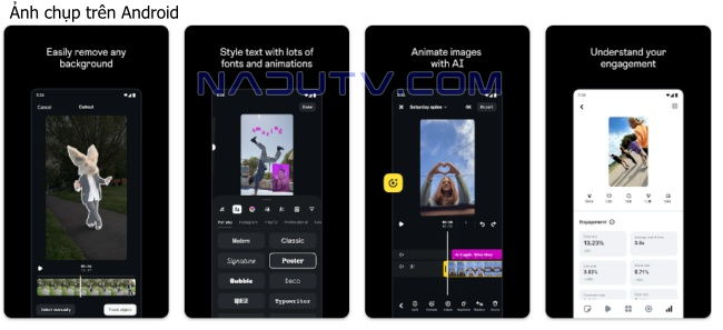 Phần mềm sửa Video Edits v377.2.2 miễn phí cho Android/iOs 2 Phần mềm sửa Video Edits