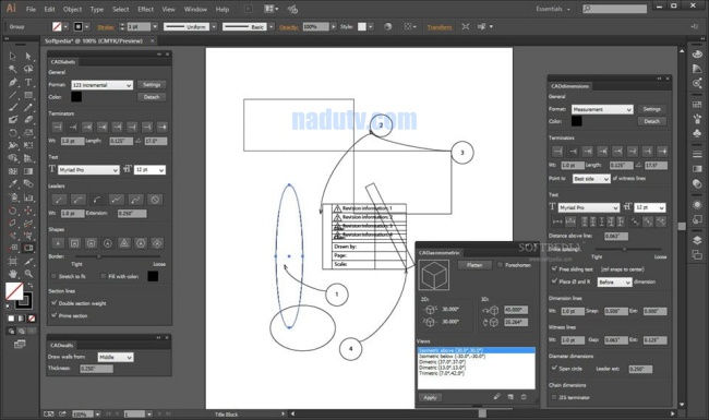Plugin CAD cho Illustrator Hot Door CADtools 2025 v14.4.3 1 Plugin CAD cho Illustrator 2024 2025 Hot Door CADtools