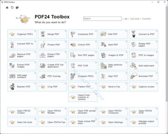 Quản lý file PDF PDF24 Creator v11.25.0 1 Quản lý file PDF PDF24 Creator v11.25.0