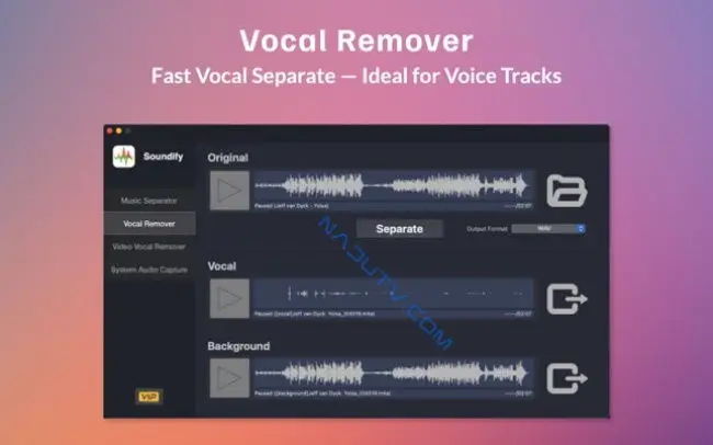 Tách lời khỏi nhạc tạo Karaoke