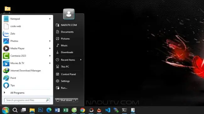 Tuỳ chỉnh Start Menu StartAllBack trên Windows v3.9.8.5270 3 Tuỳ chỉnh Start Menu StartAllBack trên Windows