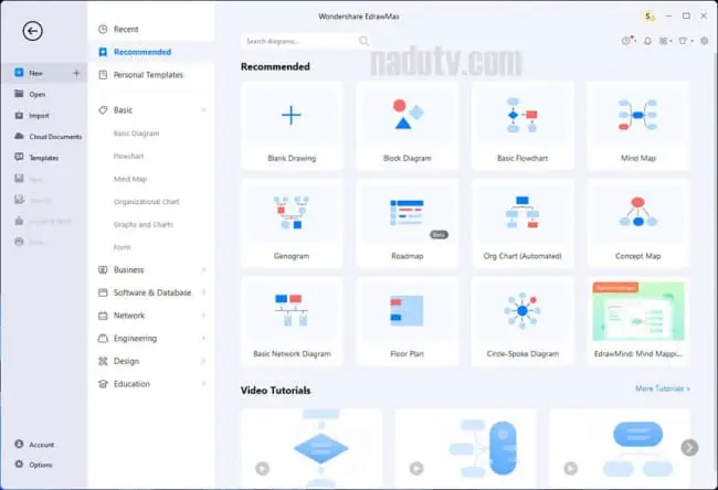 Thiết kế sơ đồ EdrawMax Ultimate v14.5.1.1300 1 Thiết kế sơ đồ EdrawMax Ultimate