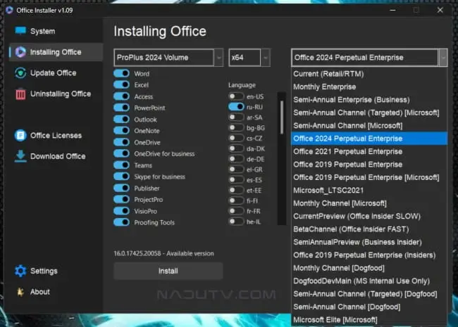 Tải cài đặt Office Installer Plus v1.27 1 Tải cài đặt Office Installer Plus