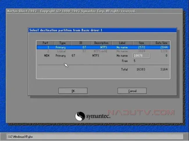 Ghost Windows với Symantec Ghost Boot CD v12.0.0.11690 2 Ghost Windows với Symantec Ghost Boot CD