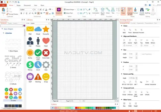 Tạo sơ đồ tư duy với ConceptDraw OFFICE