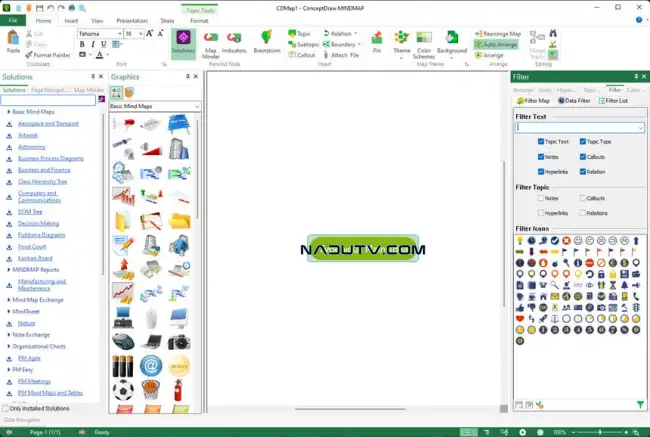 Tạo sơ đồ tư duy với ConceptDraw OFFICE 