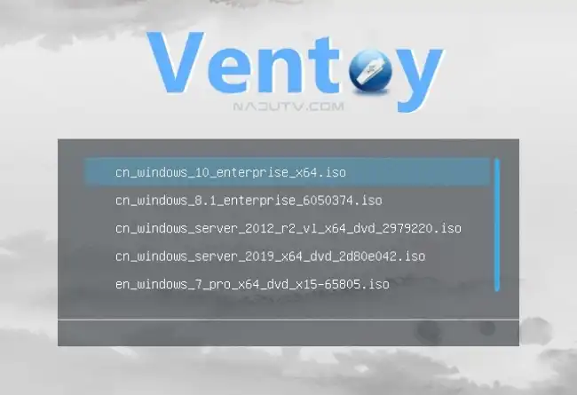 Tạo boot USB khởi động nhiều file ISO trên Ventoy